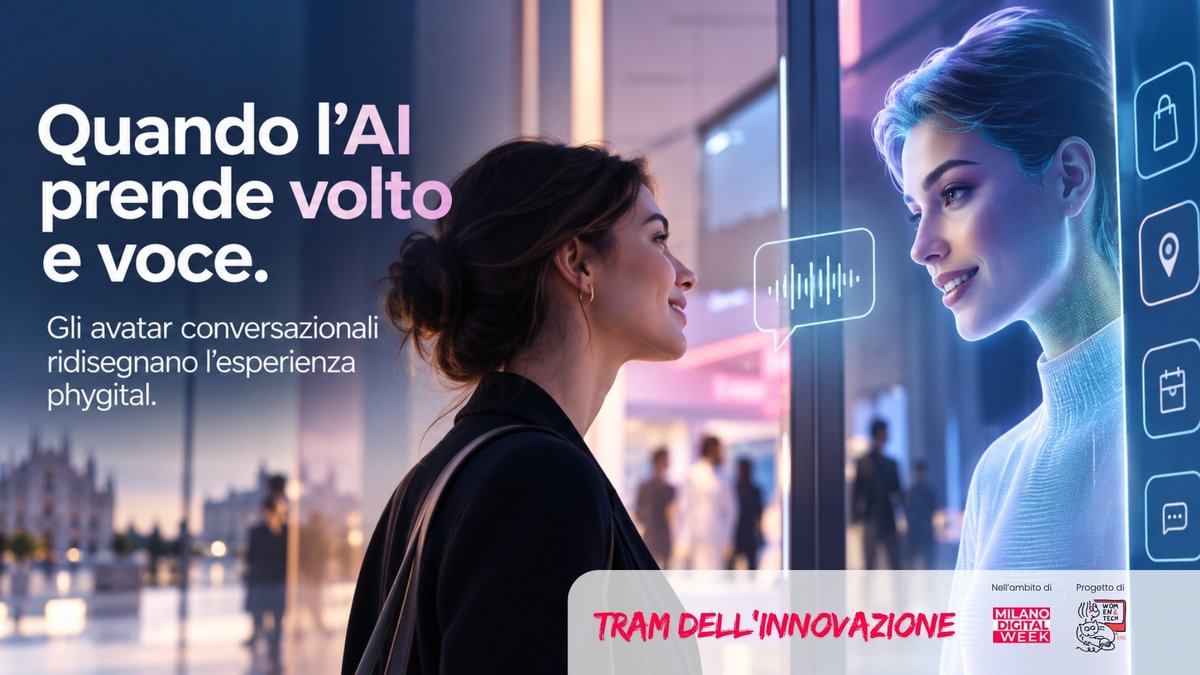Quando l’AI prende volto e voce: gli avatar conversazionali ridisegnano l’esperienza phygital