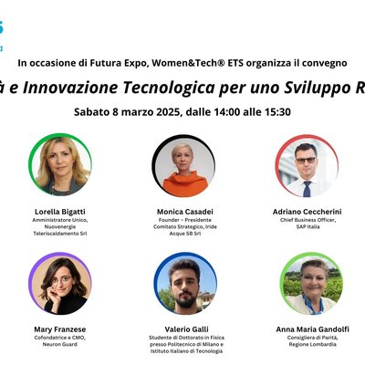 Future Expo - Sustainability and Technological Innovation for Responsible Development