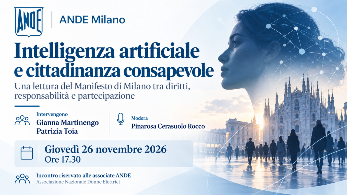 ANDE Milano: Intelligenza artificiale e cittadinanza consapevole