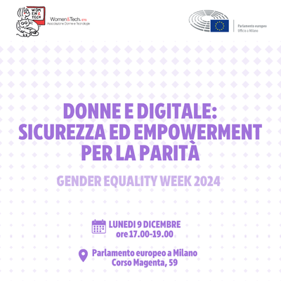 Donne e digitale: sicurezza ed empowerment per la parità