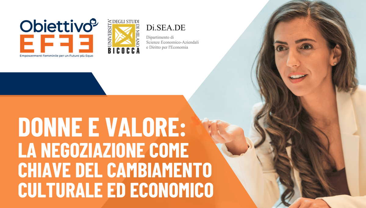 Donne e valore: la negoziazione come chiave del cambiamento culturale ed economico