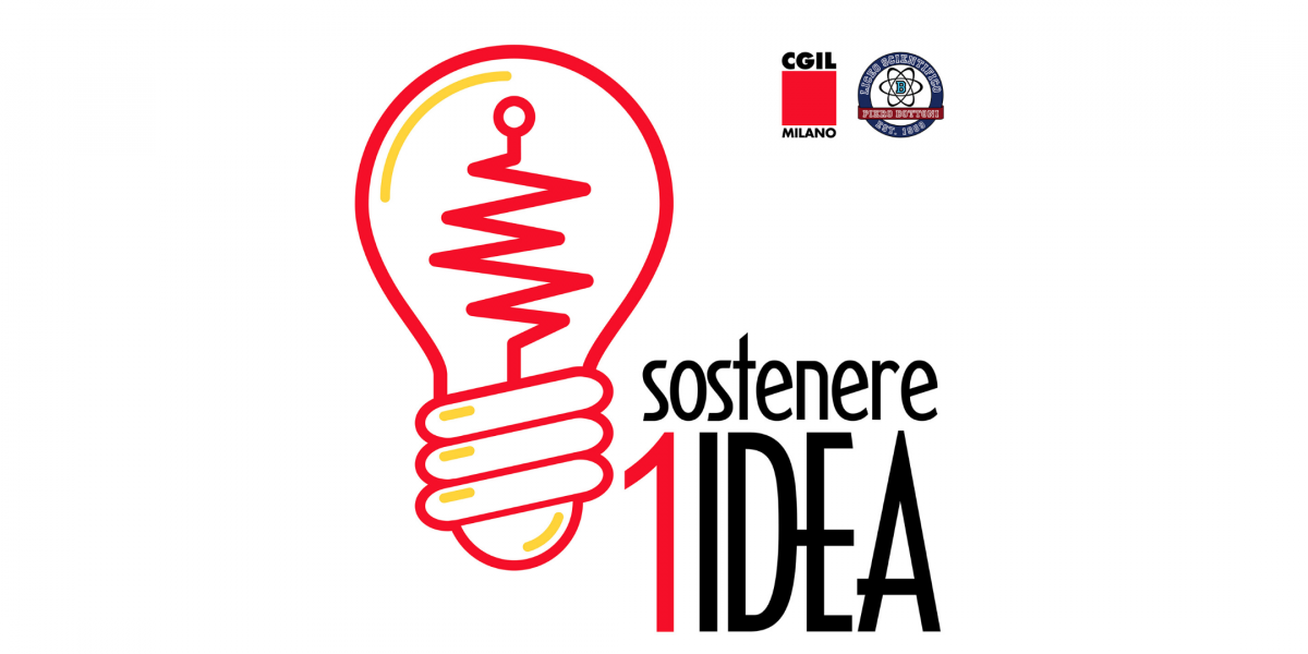 Poster per l'evento intitolato "Sostenere un'Idea"