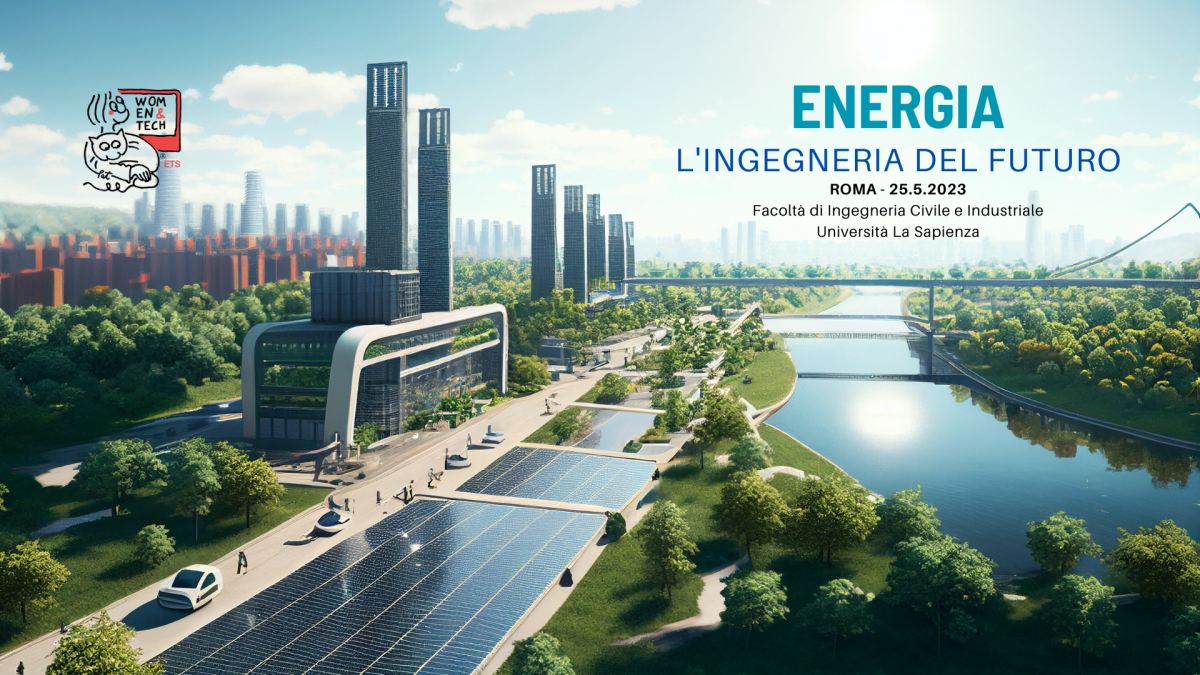 Poster per l'evento intitolato "Energia - L'ingegneria del futuro"