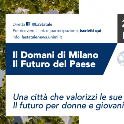 The tomorrow of Milan, the future of the country