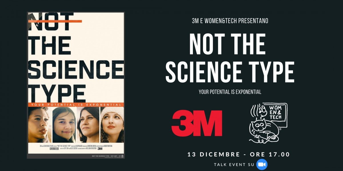 Poster per l'evento intitolato "Not the science type"