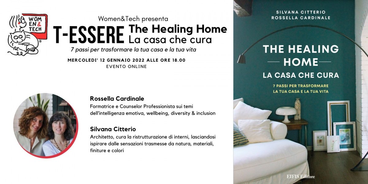 Poster per l'evento intitolato "T-Essere: la casa che cura"