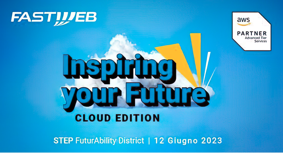 Poster per l'evento intitolato "Inspiring Your Future Cloud Edition"