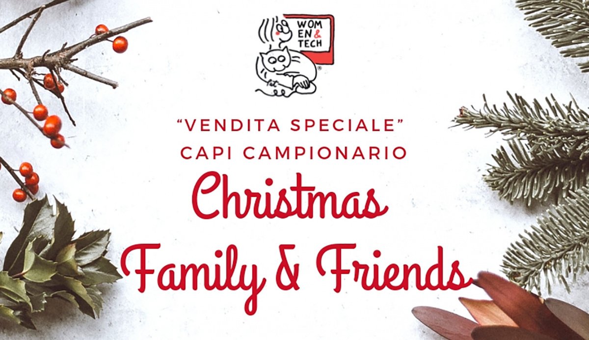 Poster per l'evento intitolato "Christmas Family & Friends"